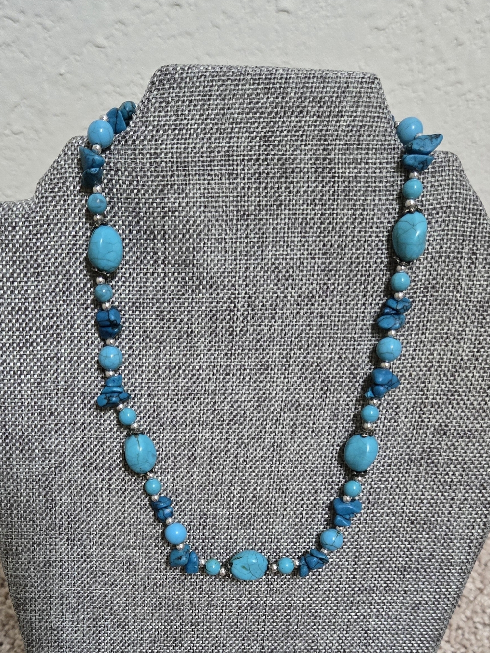Turquoise Bead Necklace - Women Jewelry